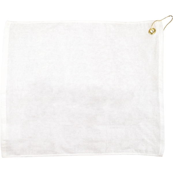 15" x 18" Terry Hemmed Golf Towel - 15" x 18" Terry Hemmed Golf Towel - Image 1 of 1