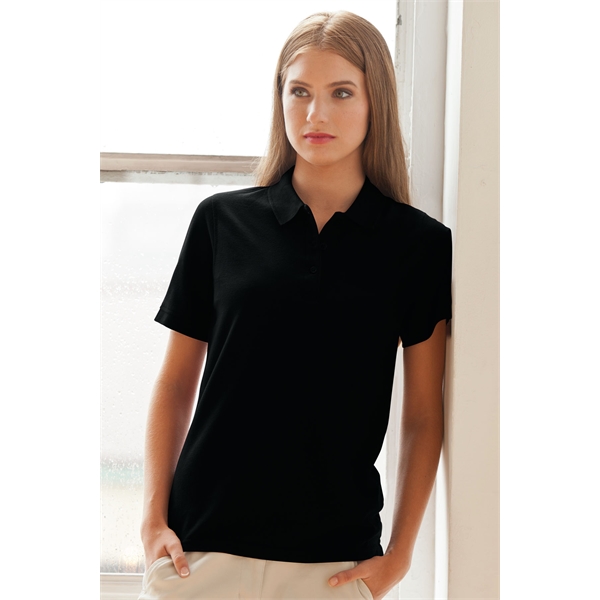 Women's Soft-Blend Double-Tuck Pique Polo - Women's Soft-Blend Double-Tuck Pique Polo - Image 75 of 86