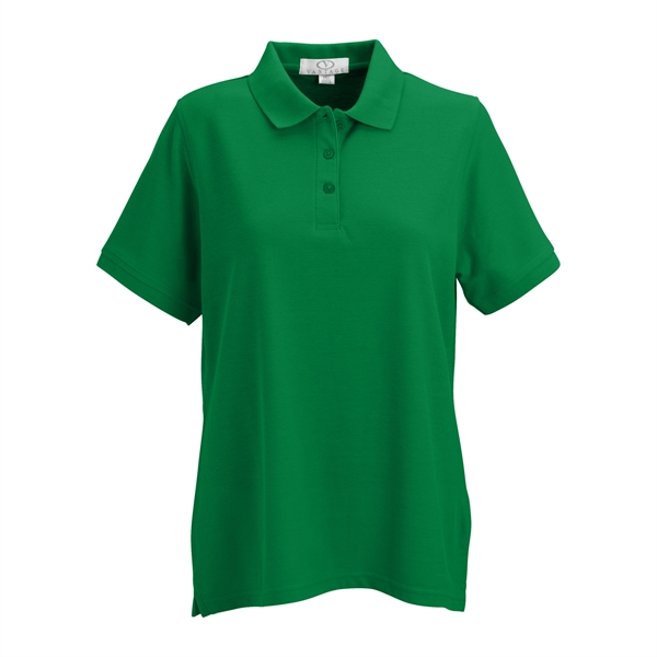 Women's Soft-Blend Double-Tuck Pique Polo - Women's Soft-Blend Double-Tuck Pique Polo - Image 21 of 86