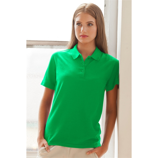 Women's Soft-Blend Double-Tuck Pique Polo - Women's Soft-Blend Double-Tuck Pique Polo - Image 20 of 86