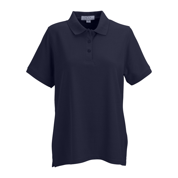 Women's Soft-Blend Double-Tuck Pique Polo - Women's Soft-Blend Double-Tuck Pique Polo - Image 26 of 86