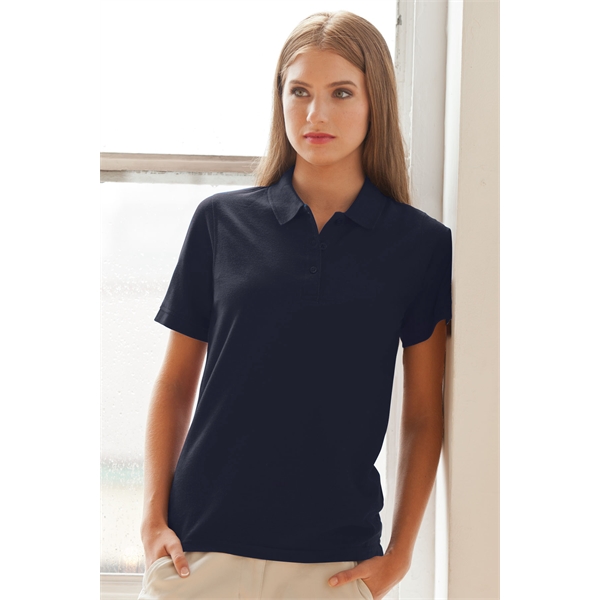 Women's Soft-Blend Double-Tuck Pique Polo - Women's Soft-Blend Double-Tuck Pique Polo - Image 25 of 86