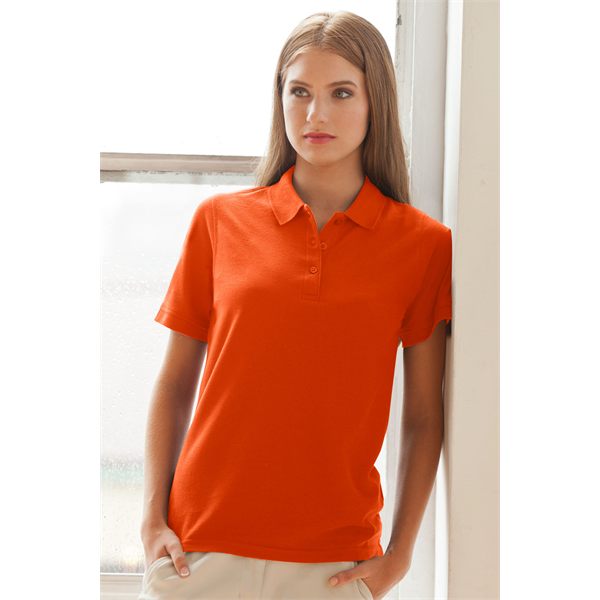 Women's Soft-Blend Double-Tuck Pique Polo - Women's Soft-Blend Double-Tuck Pique Polo - Image 35 of 86