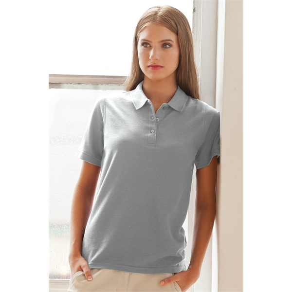 Women's Soft-Blend Double-Tuck Pique Polo - Women's Soft-Blend Double-Tuck Pique Polo - Image 40 of 86