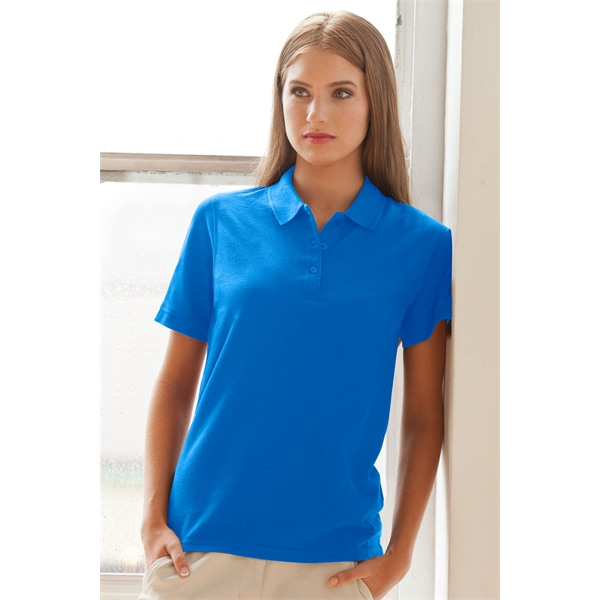 Women's Soft-Blend Double-Tuck Pique Polo - Women's Soft-Blend Double-Tuck Pique Polo - Image 55 of 86