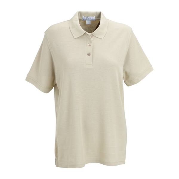 Women's Soft-Blend Double-Tuck Pique Polo - Women's Soft-Blend Double-Tuck Pique Polo - Image 61 of 86