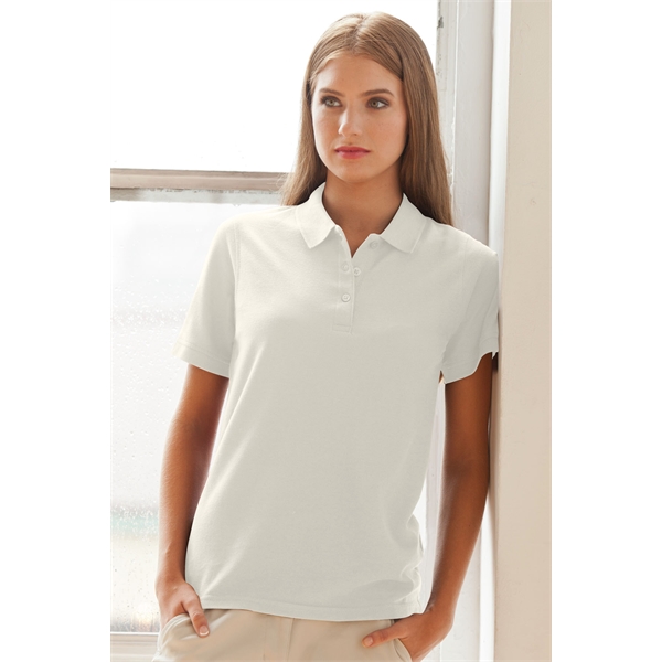 Women's Soft-Blend Double-Tuck Pique Polo - Women's Soft-Blend Double-Tuck Pique Polo - Image 60 of 86