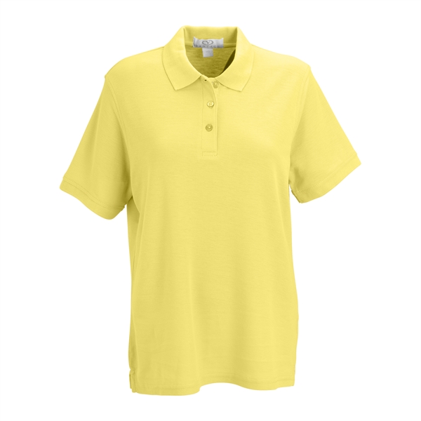 Women's Soft-Blend Double-Tuck Pique Polo - Women's Soft-Blend Double-Tuck Pique Polo - Image 66 of 86