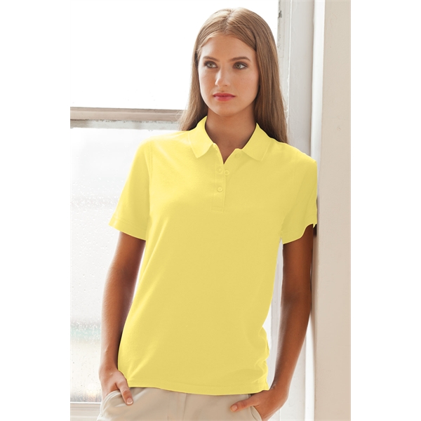 Women's Soft-Blend Double-Tuck Pique Polo - Women's Soft-Blend Double-Tuck Pique Polo - Image 65 of 86