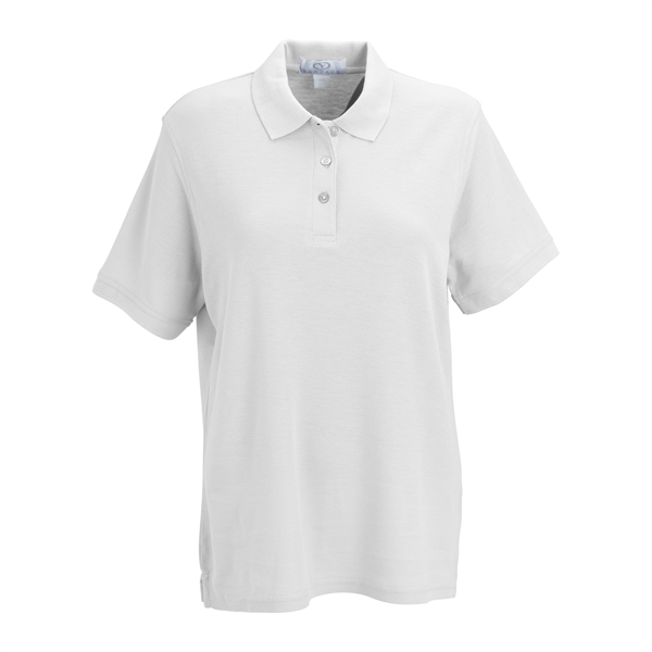 Women's Soft-Blend Double-Tuck Pique Polo - Women's Soft-Blend Double-Tuck Pique Polo - Image 71 of 86