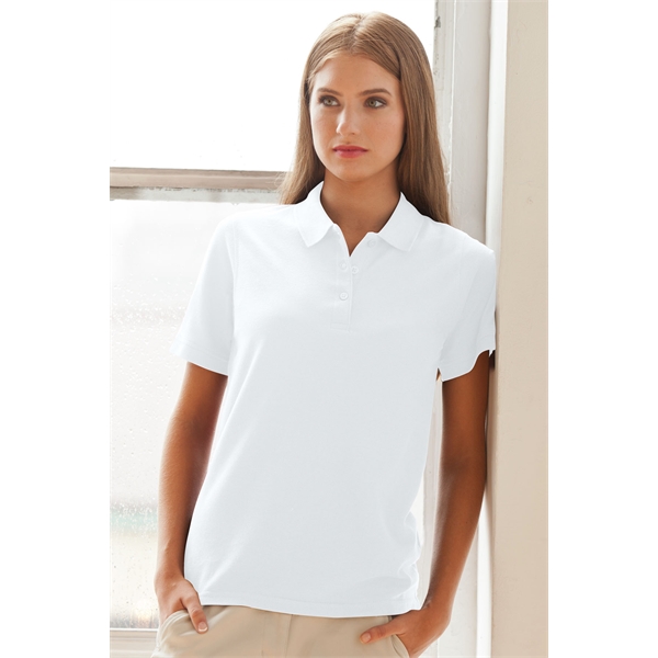 Women's Soft-Blend Double-Tuck Pique Polo - Women's Soft-Blend Double-Tuck Pique Polo - Image 70 of 86