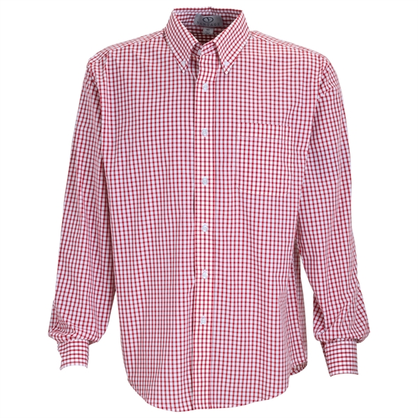 Easy-Care Gingham Check Shirt - Easy-Care Gingham Check Shirt - Image 1 of 35