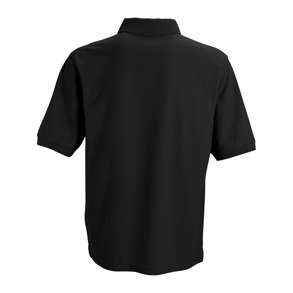Soft-Blend Double-Tuck Pique Polo