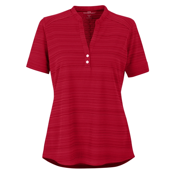 Women's Vansport Strata Textured Henley - Women's Vansport Strata Textured Henley - Image 19 of 81