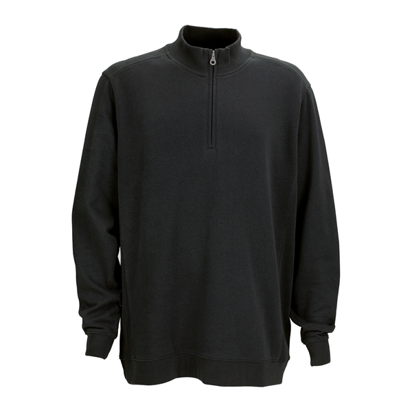 Premium Cotton 1/4-Zip Fleece Pullover - Premium Cotton 1/4-Zip Fleece Pullover - Image 1 of 37