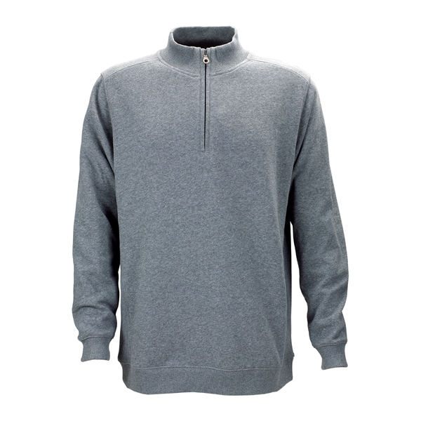 Premium Cotton 1/4-Zip Fleece Pullover - Premium Cotton 1/4-Zip Fleece Pullover - Image 6 of 37