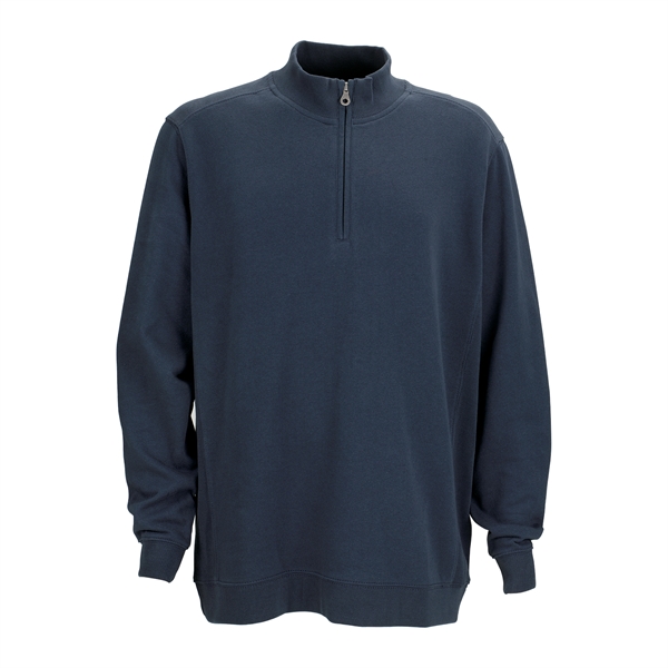 Premium Cotton 1/4-Zip Fleece Pullover - Premium Cotton 1/4-Zip Fleece Pullover - Image 11 of 37