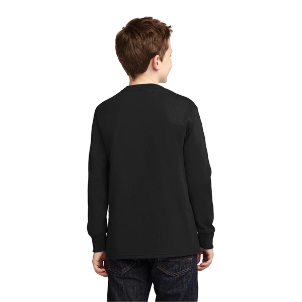 Port & Company Youth Long Sleeve Core Cotton Tee. - Port & Company Youth Long Sleeve Core Cotton Tee. - Image 21 of 149