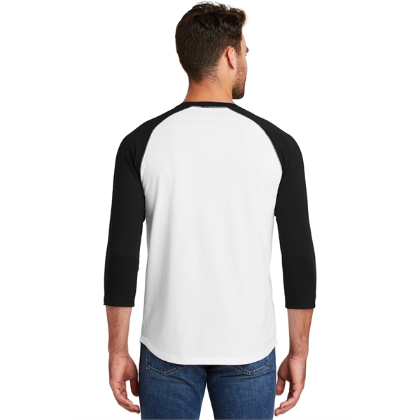 New Era Heritage Blend 3/4-Sleeve Baseball Raglan Tee. - New Era Heritage Blend 3/4-Sleeve Baseball Raglan Tee. - Image 6 of 61