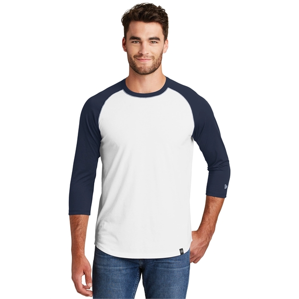 New Era Heritage Blend 3/4-Sleeve Baseball Raglan Tee. - New Era Heritage Blend 3/4-Sleeve Baseball Raglan Tee. - Image 11 of 61