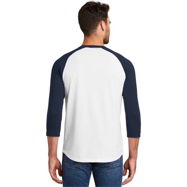 New Era Heritage Blend 3/4-Sleeve Baseball Raglan Tee. - New Era Heritage Blend 3/4-Sleeve Baseball Raglan Tee. - Image 12 of 61