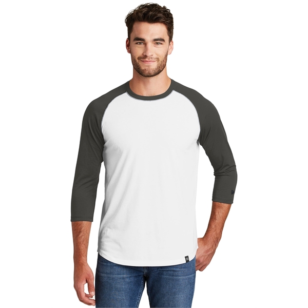 New Era Heritage Blend 3/4-Sleeve Baseball Raglan Tee. - New Era Heritage Blend 3/4-Sleeve Baseball Raglan Tee. - Image 17 of 61