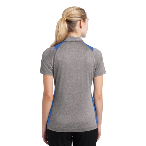 Sport-Tek Women's Heather Colorblock Contender Polo. - Sport-Tek Women's Heather Colorblock Contender Polo. - Image 34 of 60