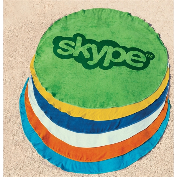 Surfside 360 Round Beach Towel - Surfside 360 Round Beach Towel - Image 1 of 7