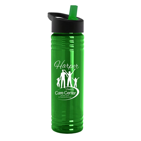 24 oz. Slim Fit Water Bottle with Straw Lid