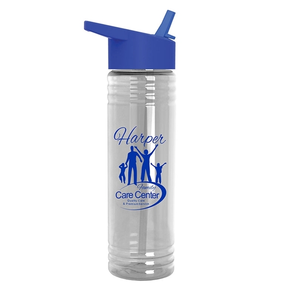 24oz. Plastic Water Bottle w/ Handle - Clear – Flying Pig Marathon