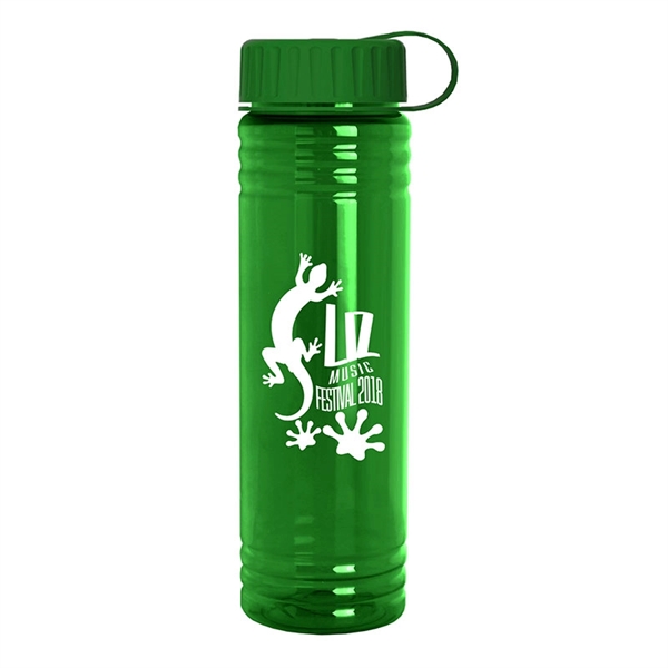24 oz. Slim Fit Water Bottle with Tethered Lid - 24 oz. Slim Fit Water Bottle with Tethered Lid - Image 4 of 8