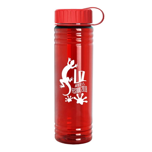 24 oz. Slim Fit Water Bottle with Tethered Lid - 24 oz. Slim Fit Water Bottle with Tethered Lid - Image 5 of 8