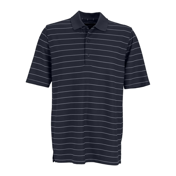 Greg Norman Play Dry® Performance Striped Mesh Polo