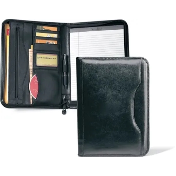 Deluxe Executive Vintage Leather Padfolio - Deluxe Executive Vintage Leather Padfolio - Image 1 of 5