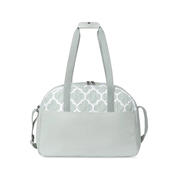 Madeline Quilted Weekender Bag Plum Grove