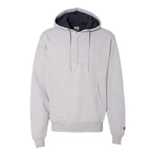 Champion Cotton Max Hooded Quarter-Zip Sweatshirt - Champion Cotton Max Hooded Quarter-Zip Sweatshirt - Image 14 of 31