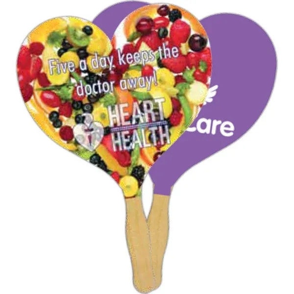 Sandwiched Hand Fan - Spot Color - Sandwiched Hand Fan - Spot Color - Image 0 of 14