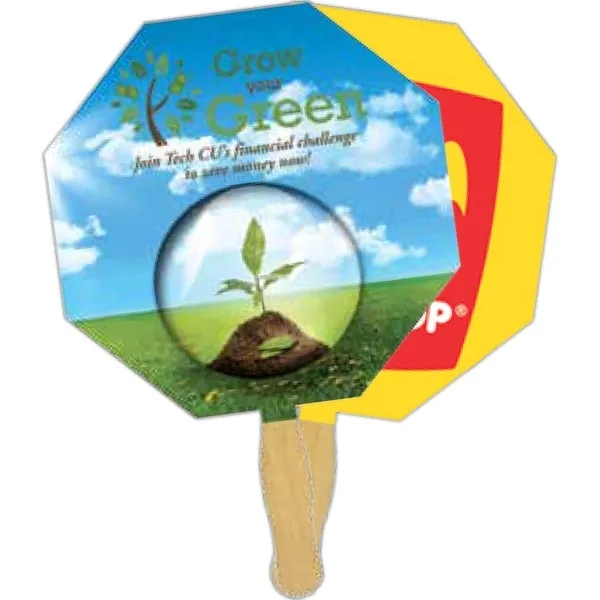 Sandwiched Hand Fan - Spot Color - Sandwiched Hand Fan - Spot Color - Image 3 of 14