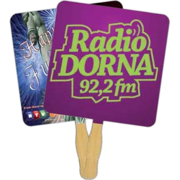 Sandwiched Hand Fan - Spot Color - Sandwiched Hand Fan - Spot Color - Image 6 of 14