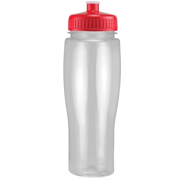 24oz Translucent Contour Bottle with Push Pull Lid - 24oz Translucent Contour Bottle with Push Pull Lid - Image 6 of 93