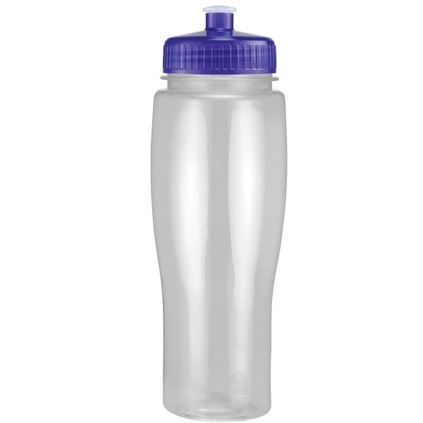 24oz Translucent Contour Bottle with Push Pull Lid - 24oz Translucent Contour Bottle with Push Pull Lid - Image 10 of 93