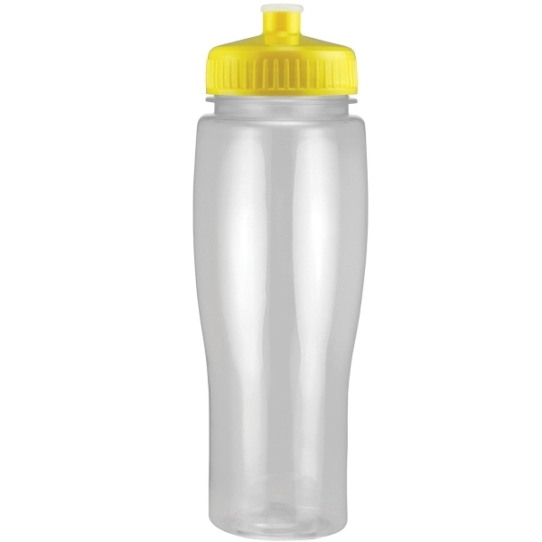 24oz Translucent Contour Bottle with Push Pull Lid - 24oz Translucent Contour Bottle with Push Pull Lid - Image 13 of 93