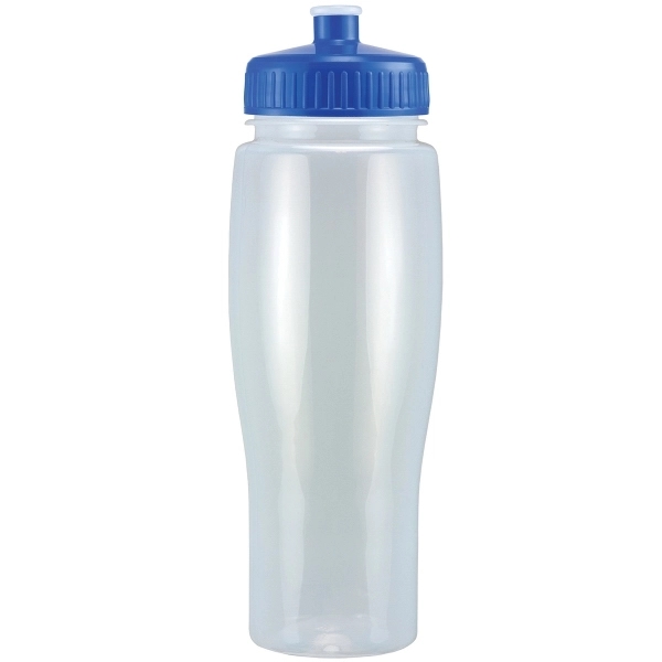 24oz Translucent Contour Bottle with Push Pull Lid - 24oz Translucent Contour Bottle with Push Pull Lid - Image 15 of 93