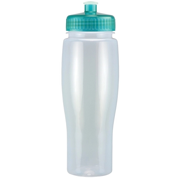 24oz Translucent Contour Bottle with Push Pull Lid - 24oz Translucent Contour Bottle with Push Pull Lid - Image 20 of 93