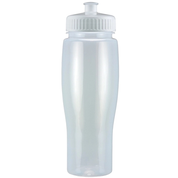 24oz Translucent Contour Bottle with Push Pull Lid - 24oz Translucent Contour Bottle with Push Pull Lid - Image 25 of 93