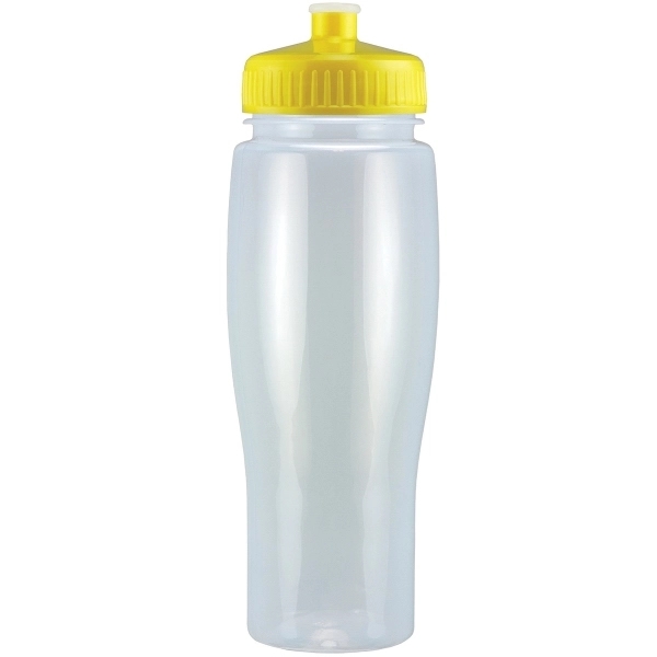 24oz Translucent Contour Bottle with Push Pull Lid - 24oz Translucent Contour Bottle with Push Pull Lid - Image 26 of 93