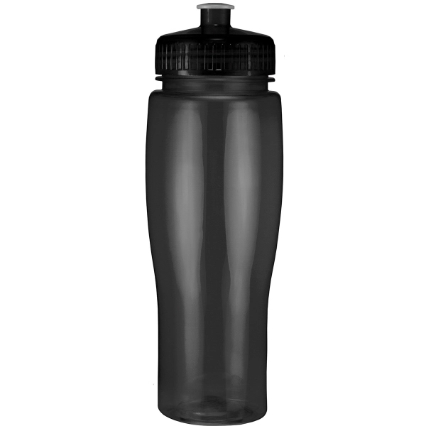 24oz Translucent Contour Bottle with Push Pull Lid - 24oz Translucent Contour Bottle with Push Pull Lid - Image 27 of 93