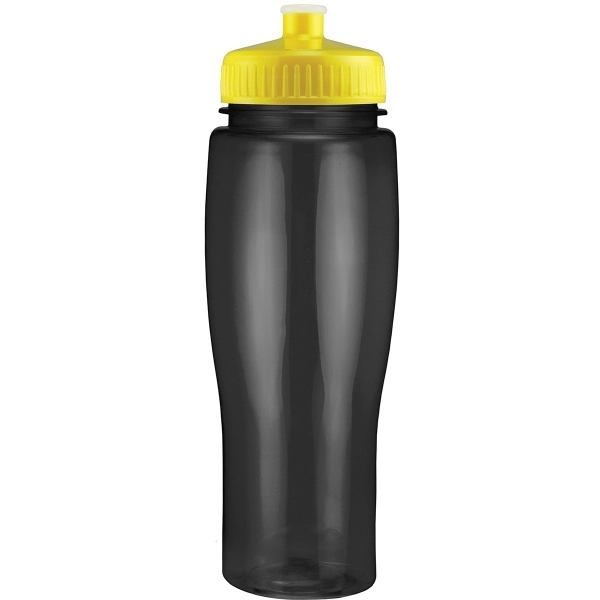 24oz Translucent Contour Bottle with Push Pull Lid - 24oz Translucent Contour Bottle with Push Pull Lid - Image 39 of 93
