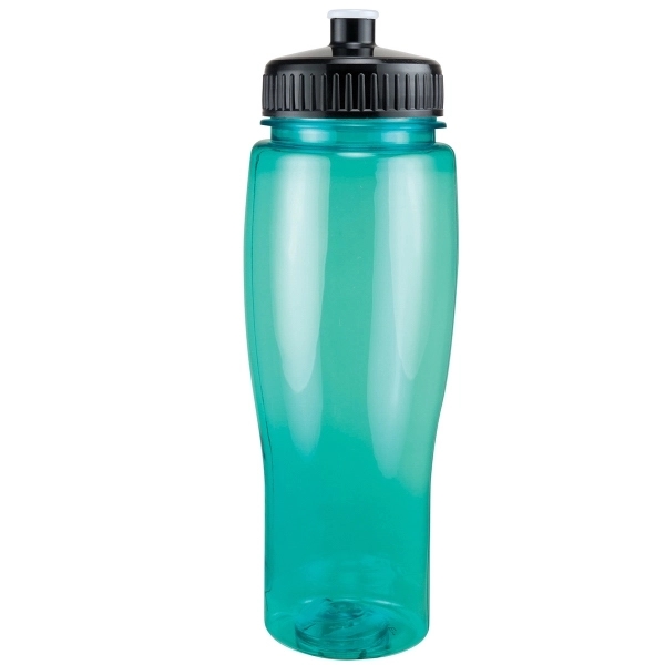 24oz Translucent Contour Bottle with Push Pull Lid - 24oz Translucent Contour Bottle with Push Pull Lid - Image 40 of 93