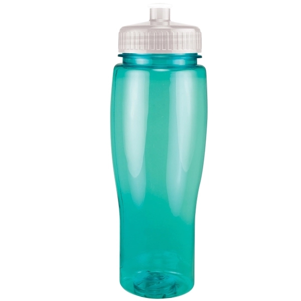 24oz Translucent Contour Bottle with Push Pull Lid - 24oz Translucent Contour Bottle with Push Pull Lid - Image 42 of 93